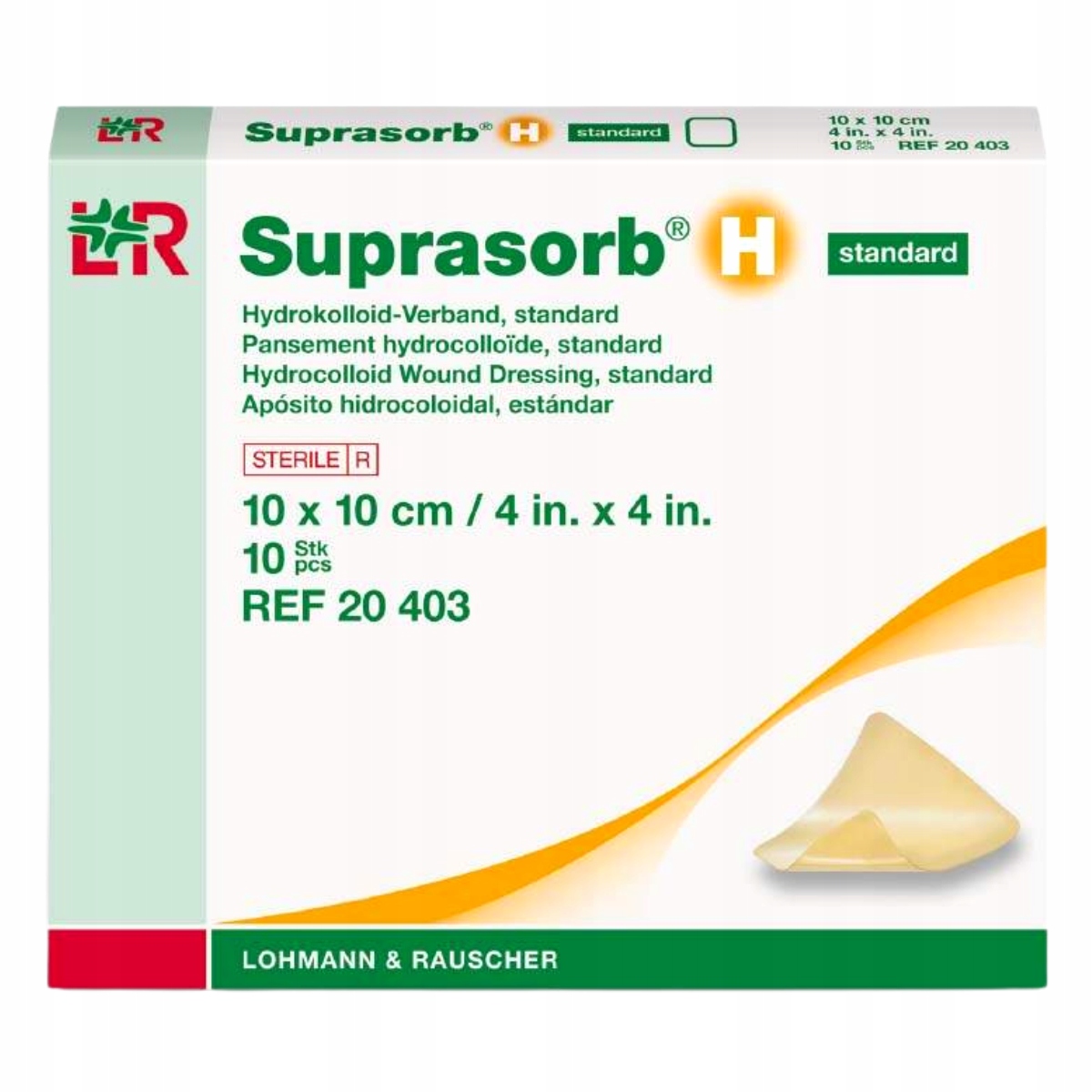 

Opatrunek hydrokoloidowy Suprasorb H 10x10cm 1szt