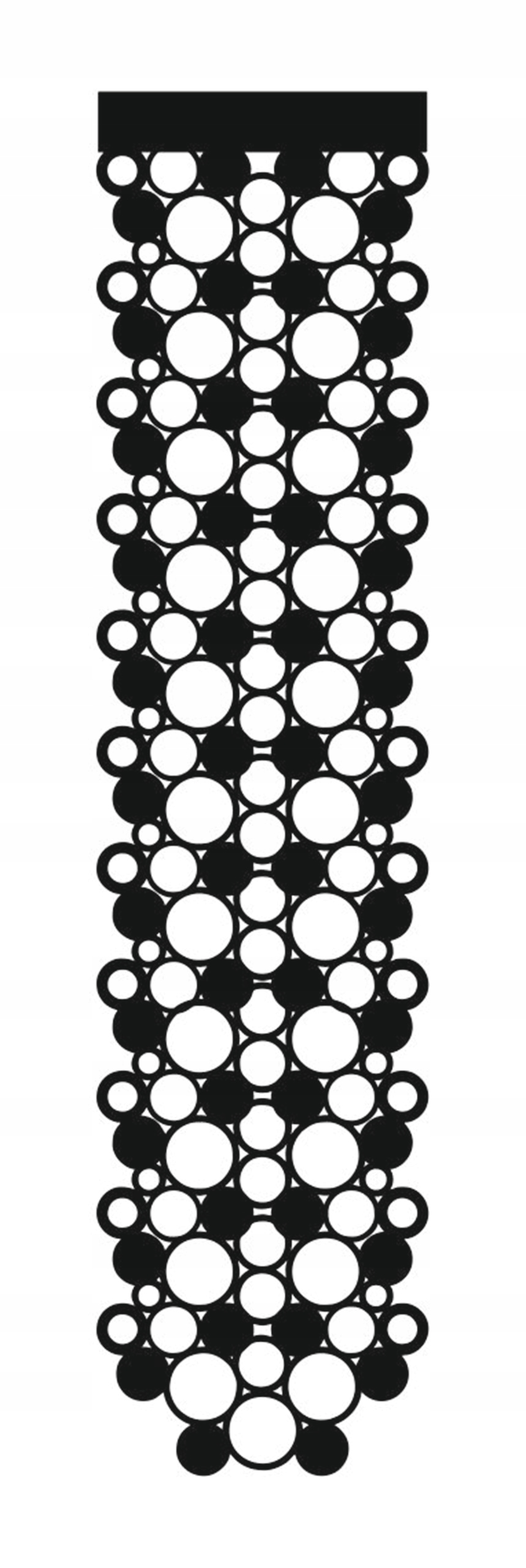 

Ażur Dekor pionowy na panel ekran 86cmx21cm