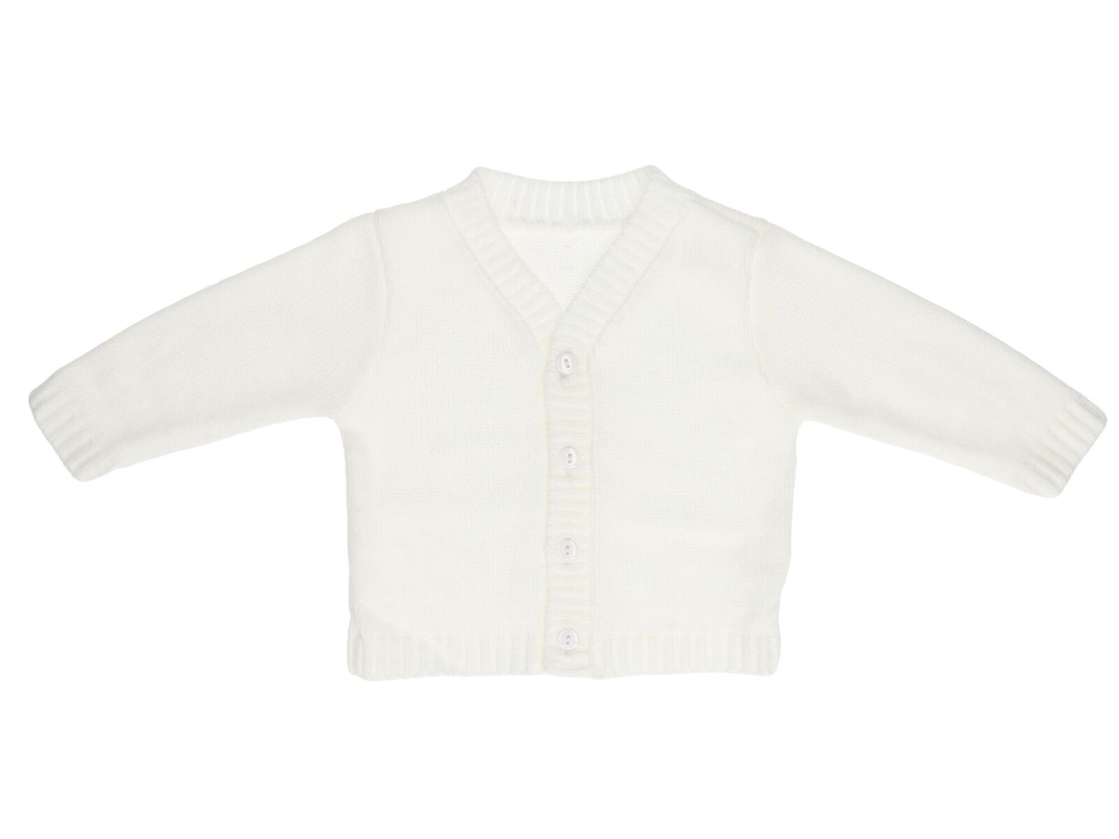 

Sweter Sweterek biały gładki 68cm na Chrzest