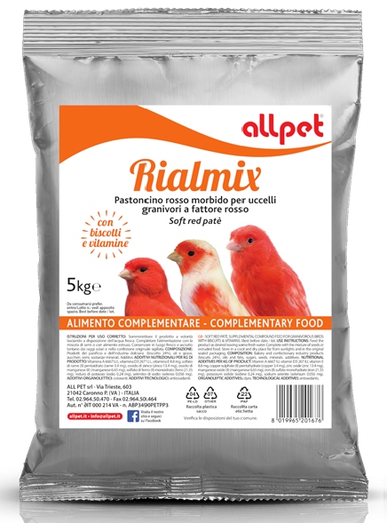 Levně Allpet Krmivo červené 5 kg Rialmix