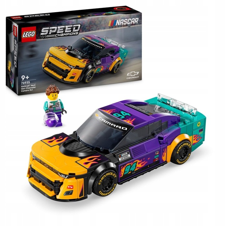 Sada Lego Speed Champions 76935 Nascar Next Gen Chevrolet Camaro ZL1 9+