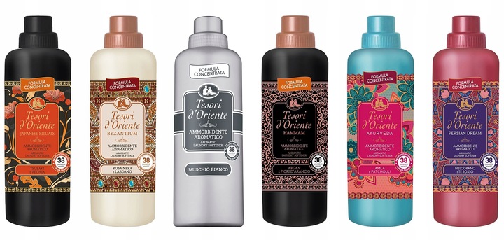 Levně Tesori d'Oriente Sada Tekutá aviváž 6 x 760 ml 6 x 38 máchání