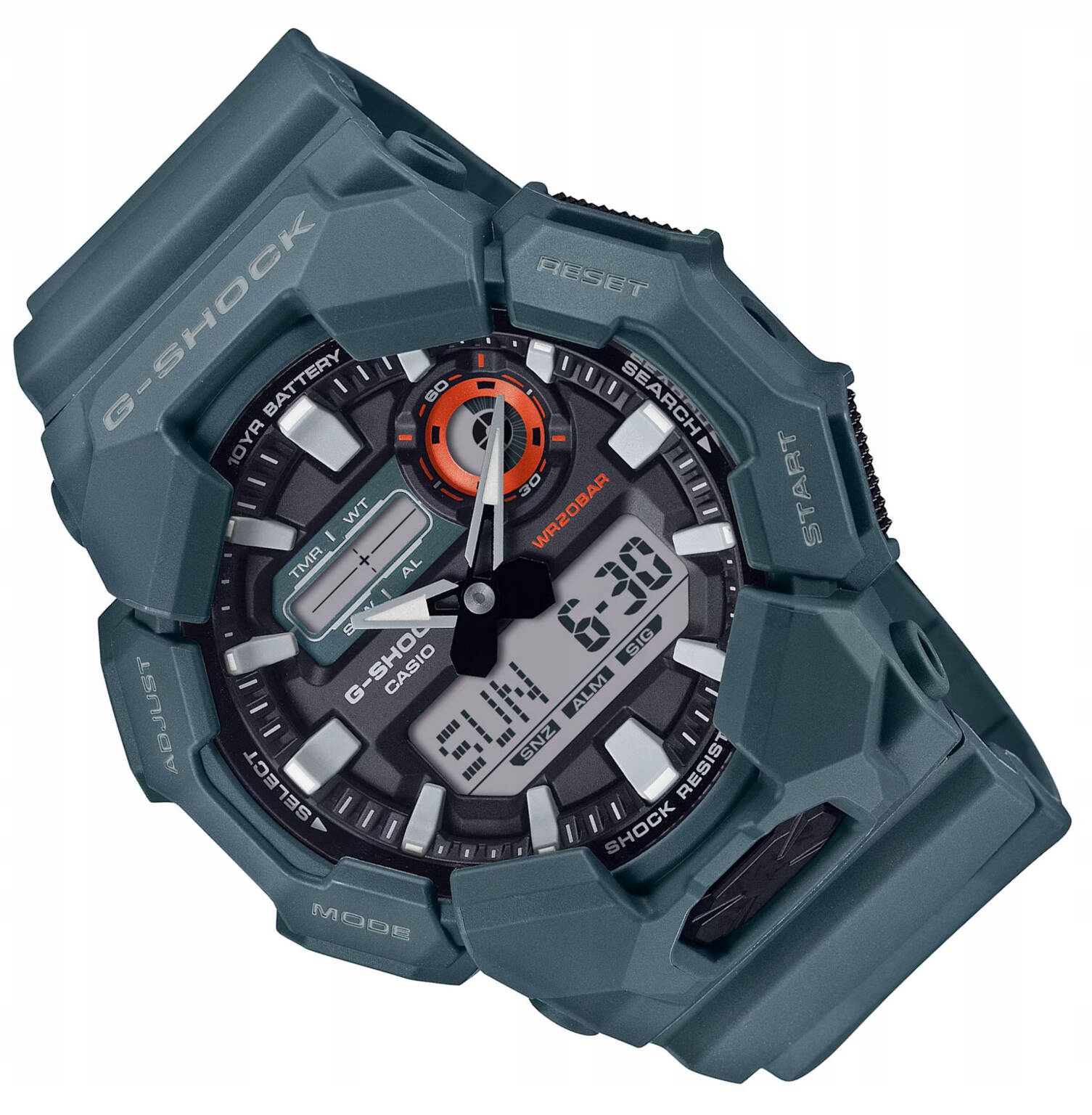 Modré Sportovní Vodotěsné Hodinky Casio G-shock GA-010-2AER 200 M