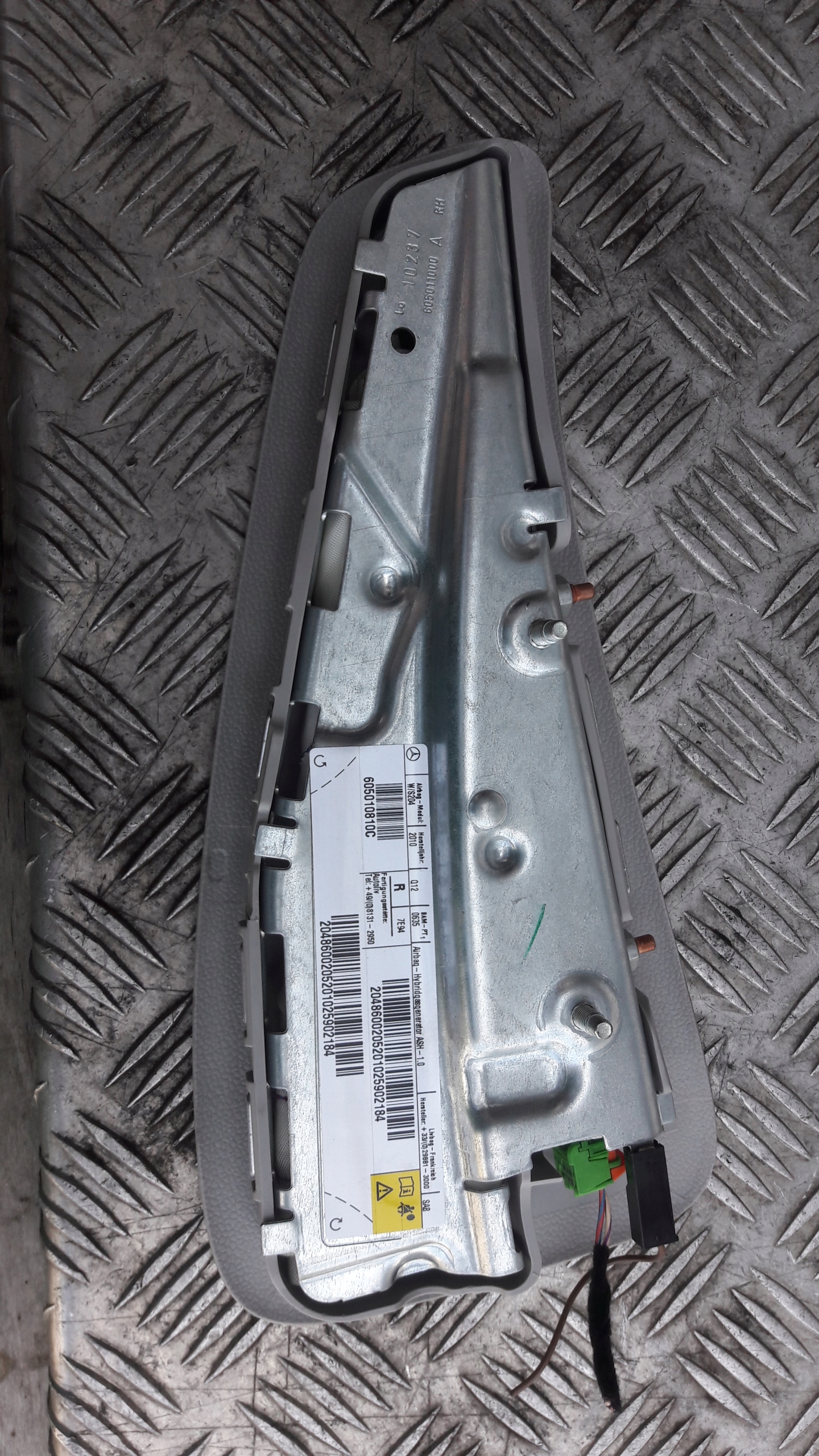 MERCEDES W204 Verschlußstopfen Airbags AIRBAG SITZ links oder rechts
