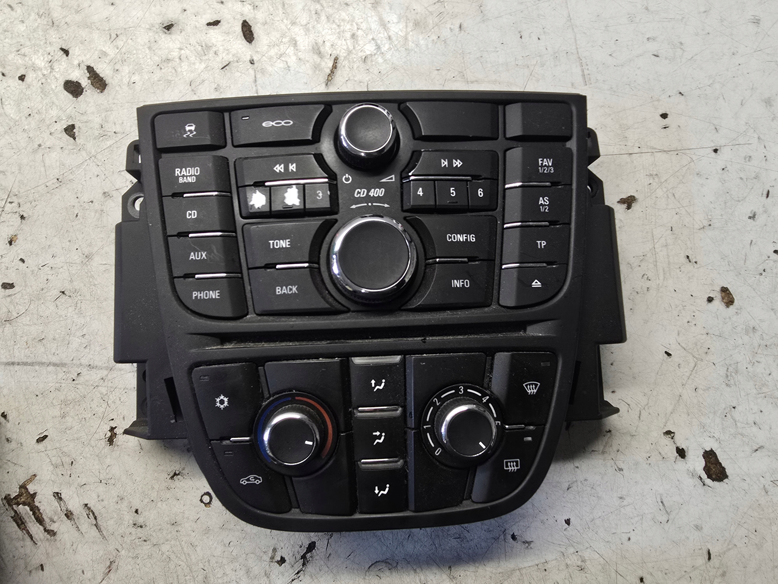 OPEL MERIVA B LIFT comandi clima e radio CD 400 13362776