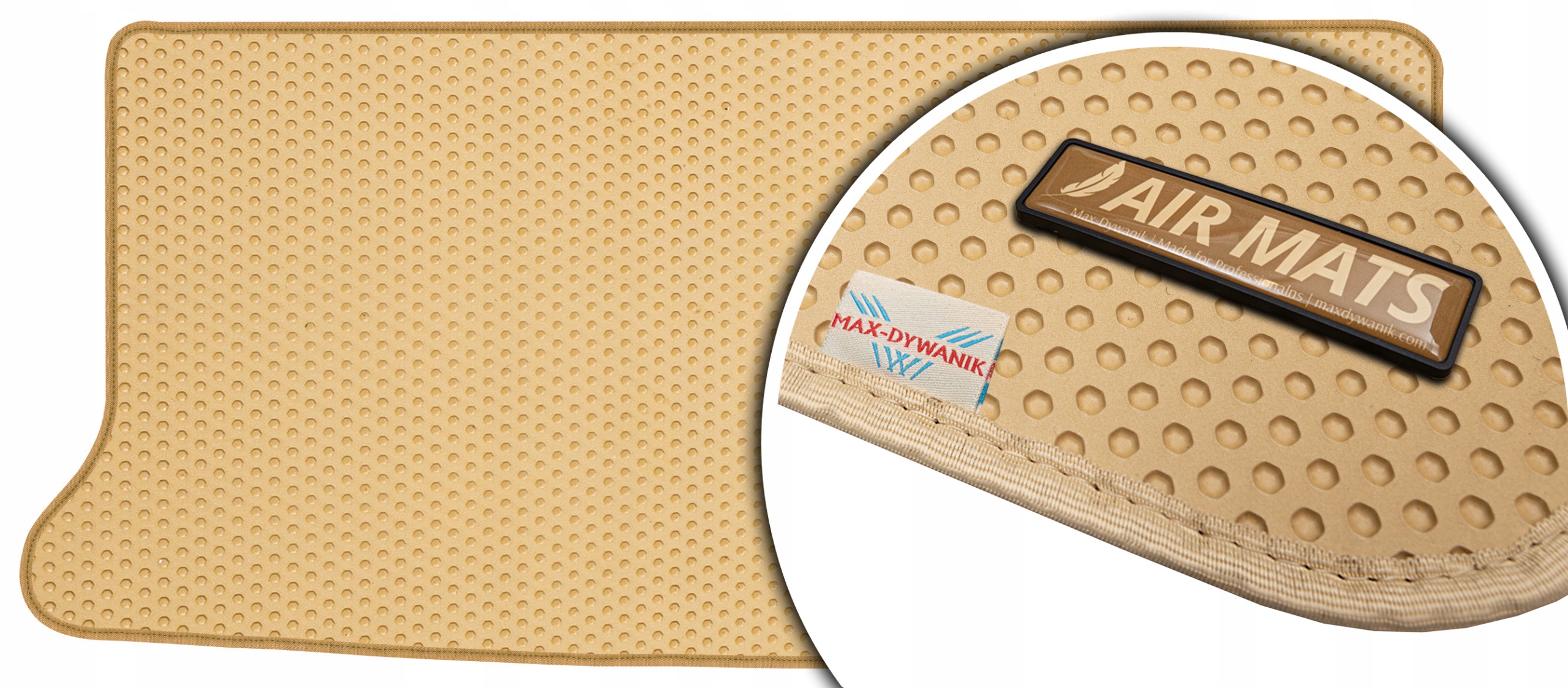 Kia Picanto I Hatchback 2004-2011 Béžová rohož do kufru Eva Air Mats