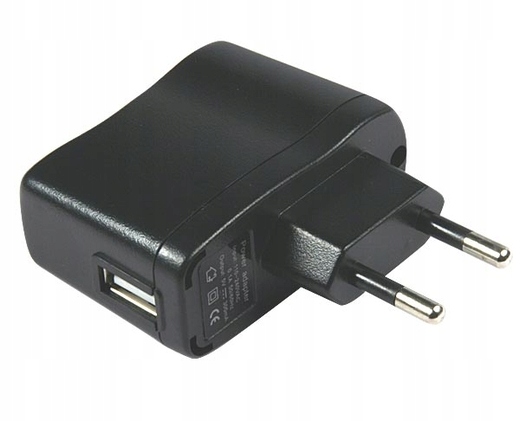 Zasilacz ładowarka USB 5V 500mA uniweraslana do urządzeń elektronicznych