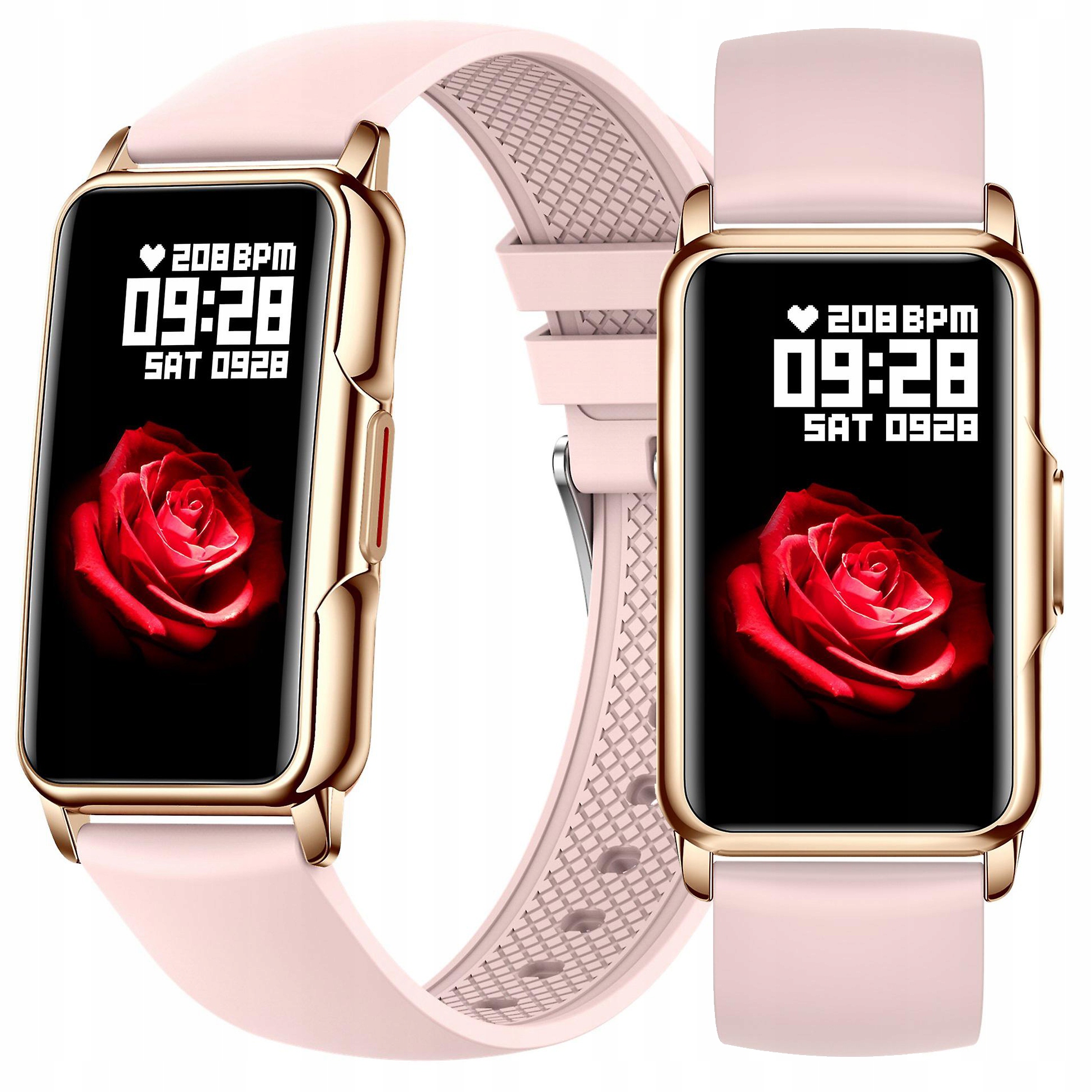 

Smartwatch Zegarek Damski Puls Pro Sport Fit Pasek