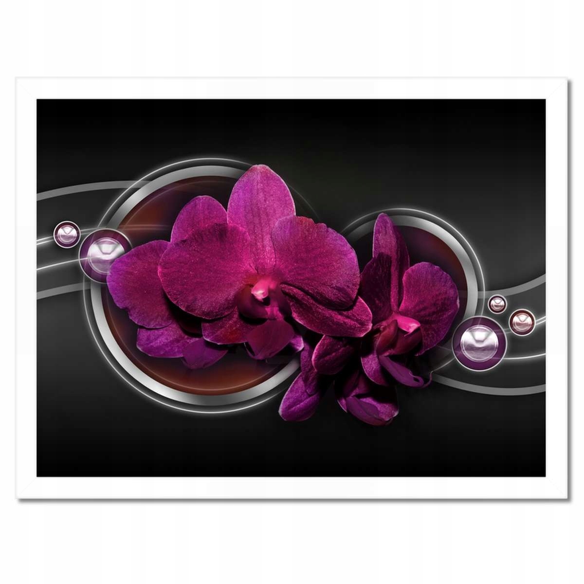 Plakáty v rámu 40x30 Orchidej Květ Květiny