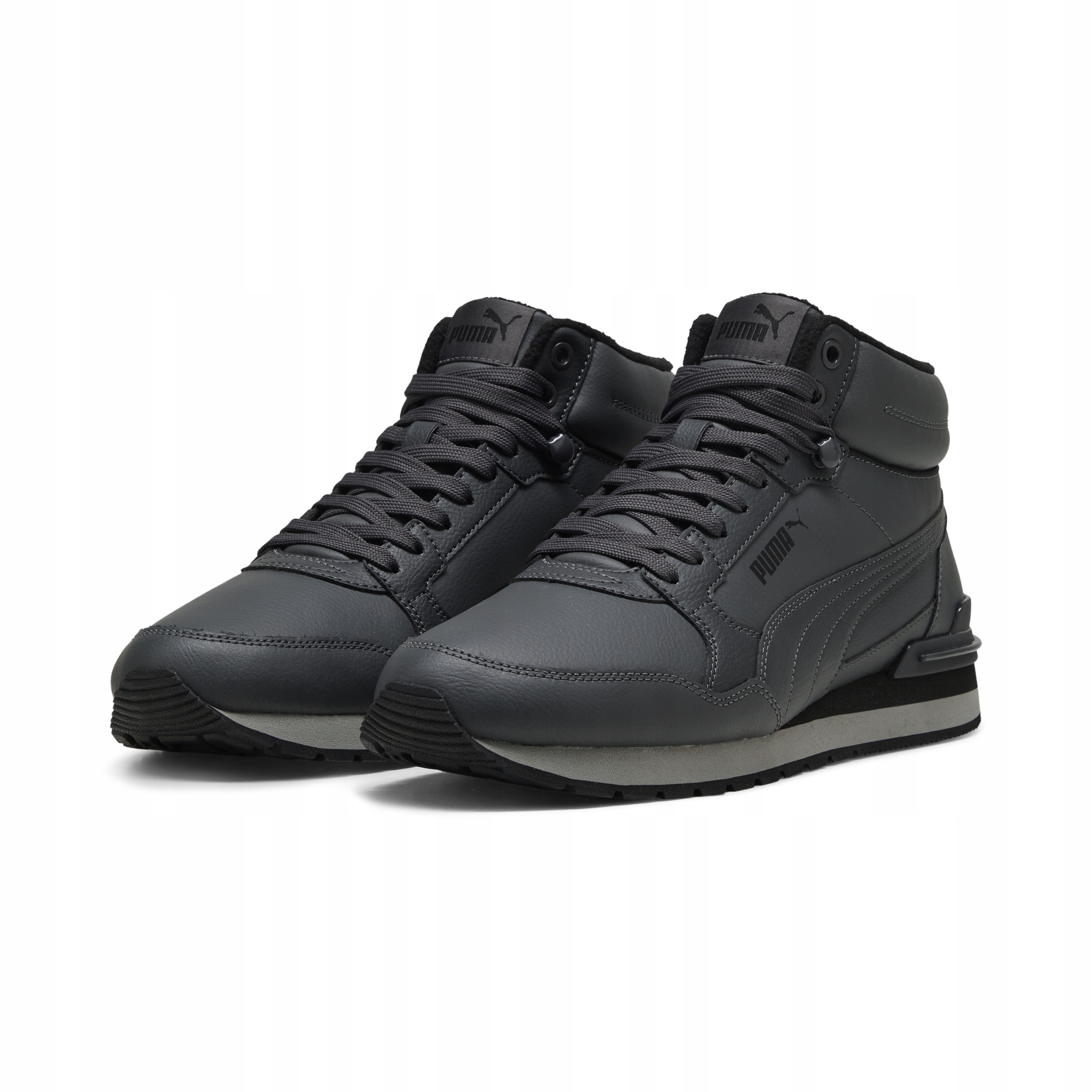 Pánské vysoké boty Puma St Runner V4 Mid 40289303 šedé podzimní 46