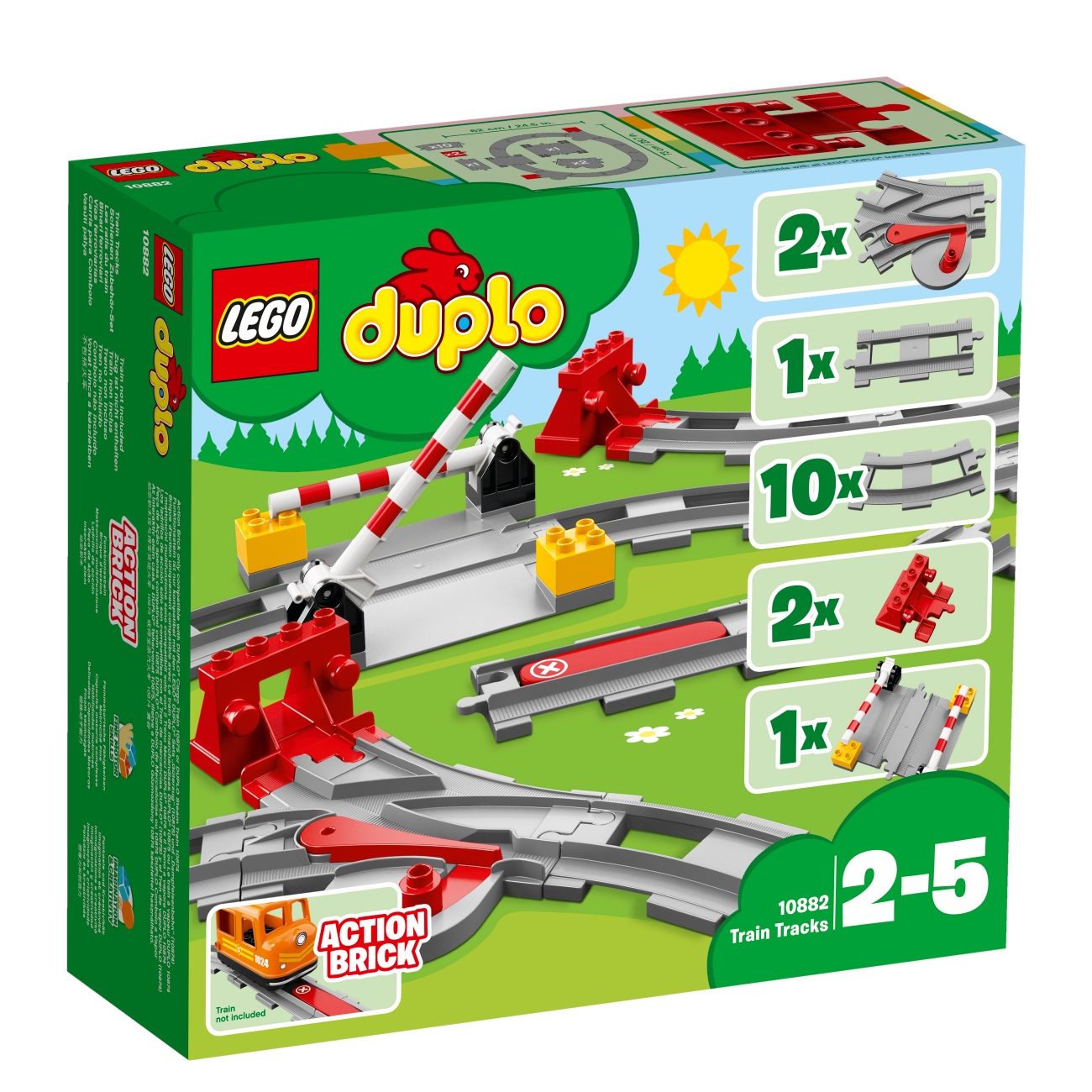 LEGO DUPLO 10882 Tory kolejowe