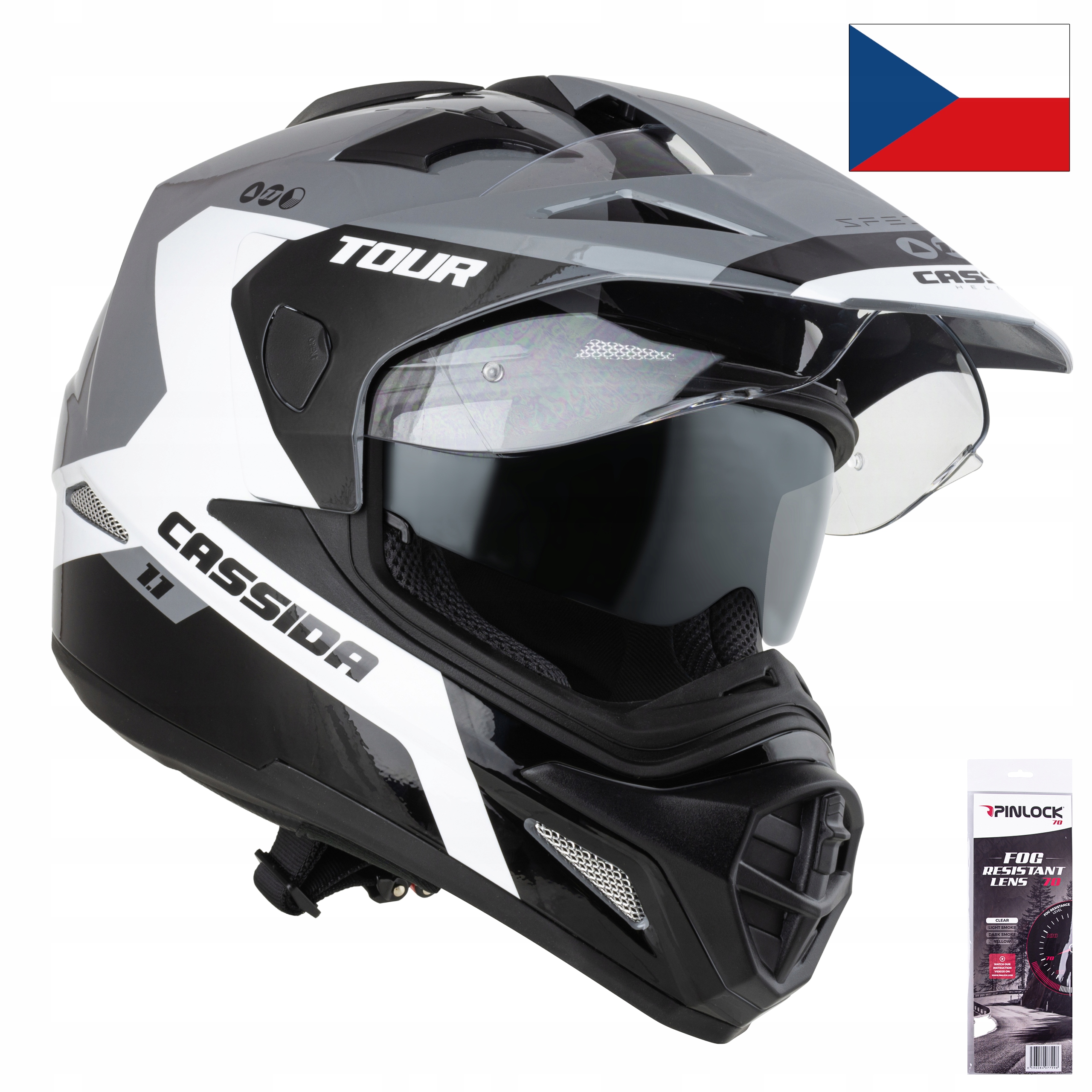 

Kask Motocyklowy Na Crossa Cassida Spectre Tour XL
