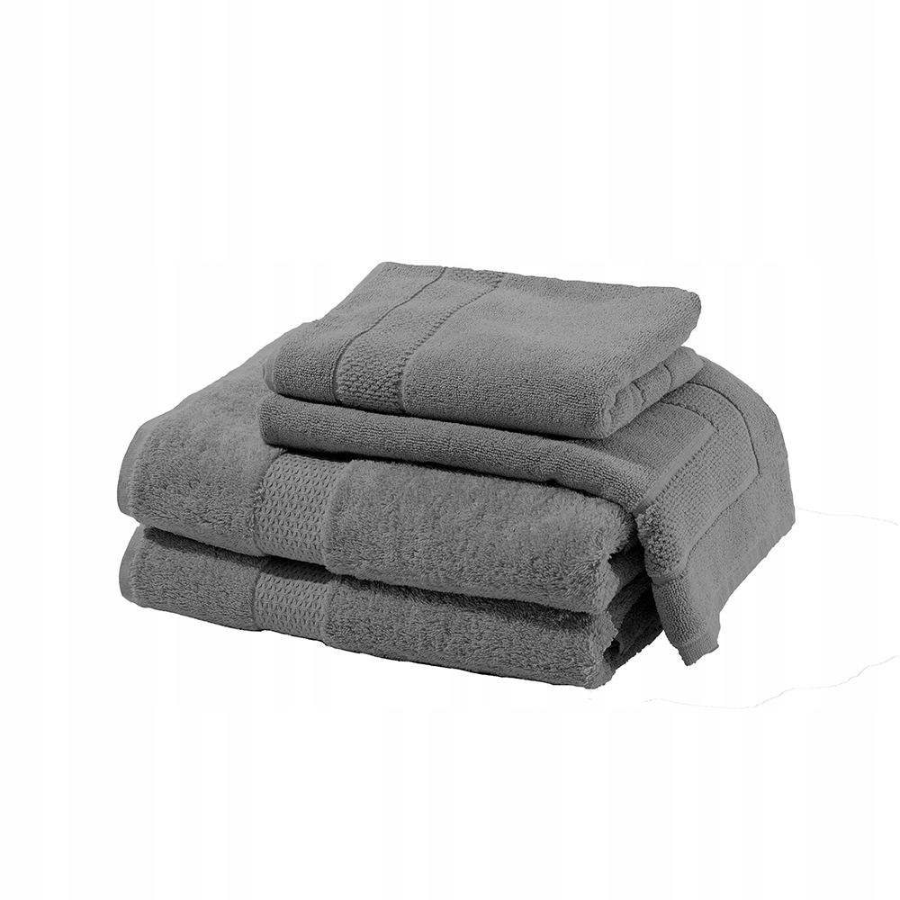 Silný koupelový ručník 100 x 150 cm MrTowel 600 g/m2 Hotel Spa Massage šedý
