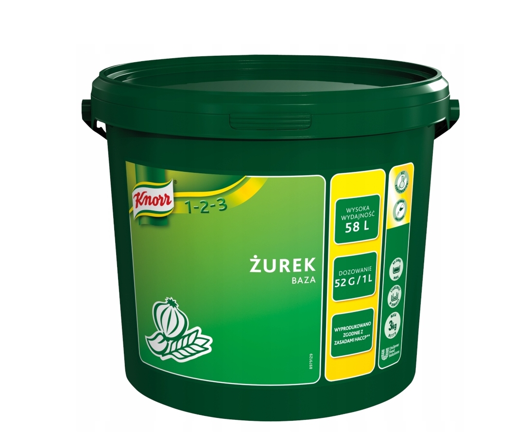Levně Žurek 1-2-3 Základna kbelík 3kg Knorr