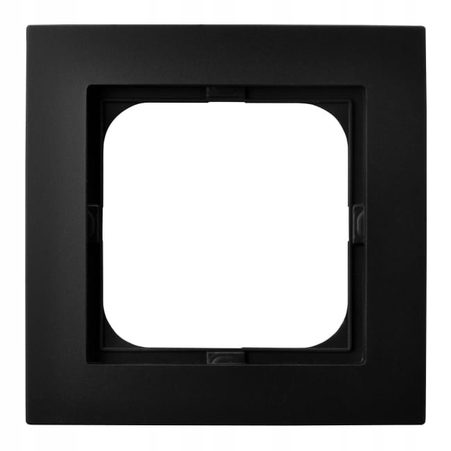 Ramka pojedyncza Ospel AS czarny R-1G/33