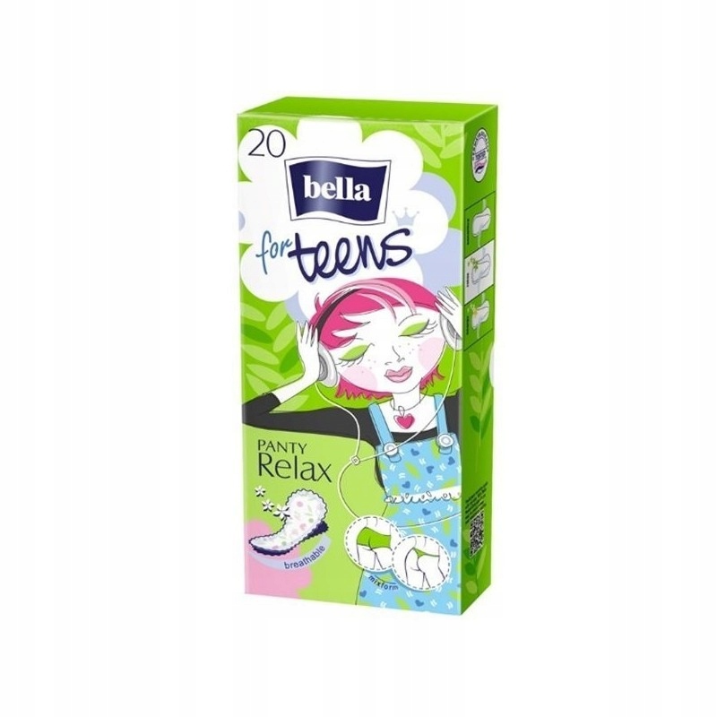 

Wkładki higieniczne Bella For Teens Relax 20 szt.