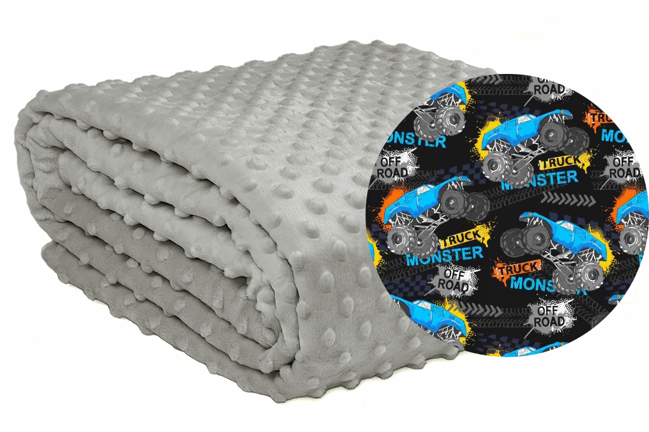 Dwustronna Narzuta Koc Na Łóżko 140x200 Bawełna Plusz Minky Różne