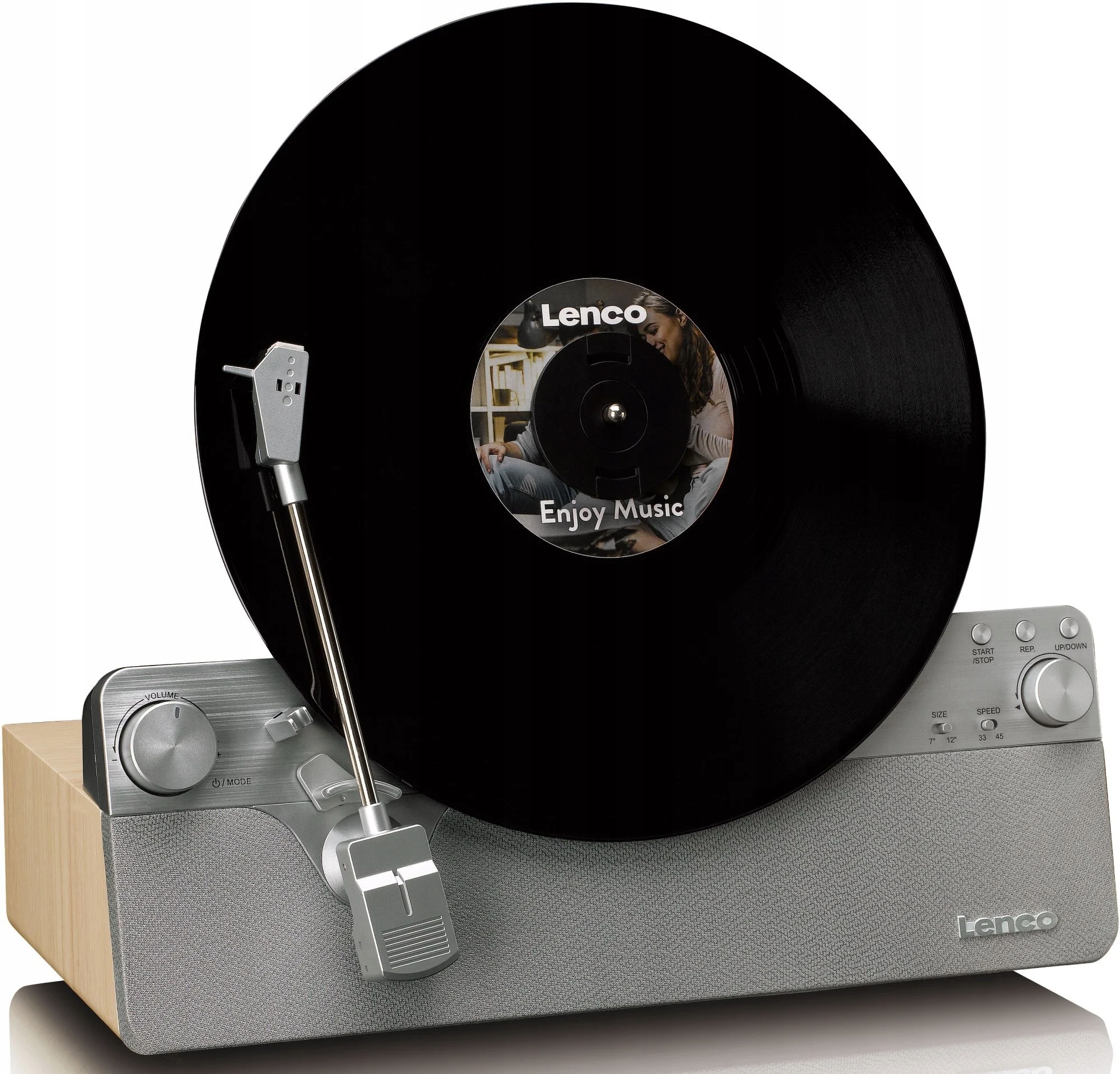 Automatický vertikální gramofon s reproduktory a Bluetooth Lenco LSA-071SI