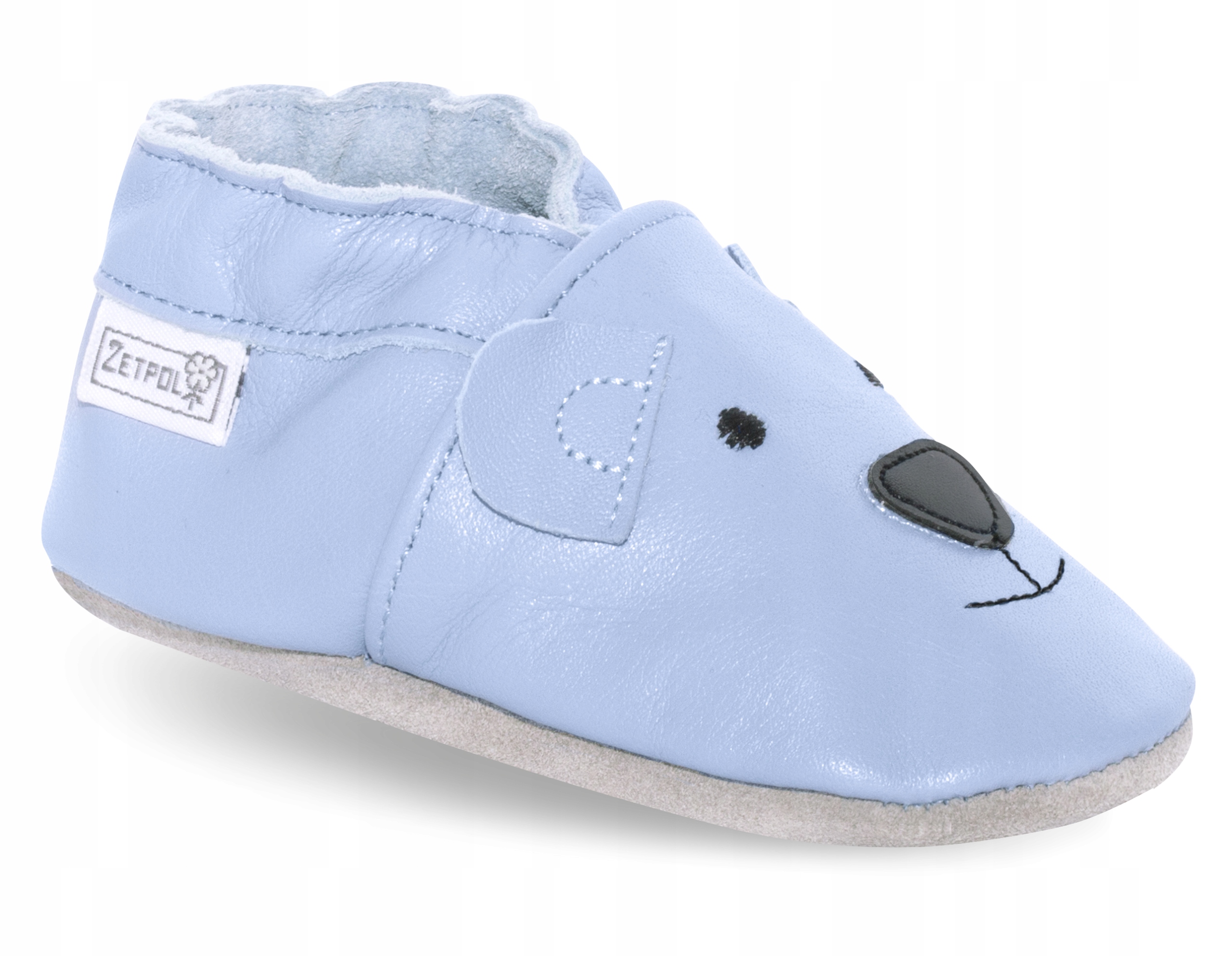 

Zetpol kapcie dziecięce skórzane paputki Miś 20