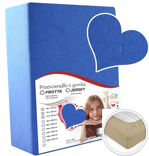 

Prześcieradło Jersey Z Gumką 80x190 Jakość Grub