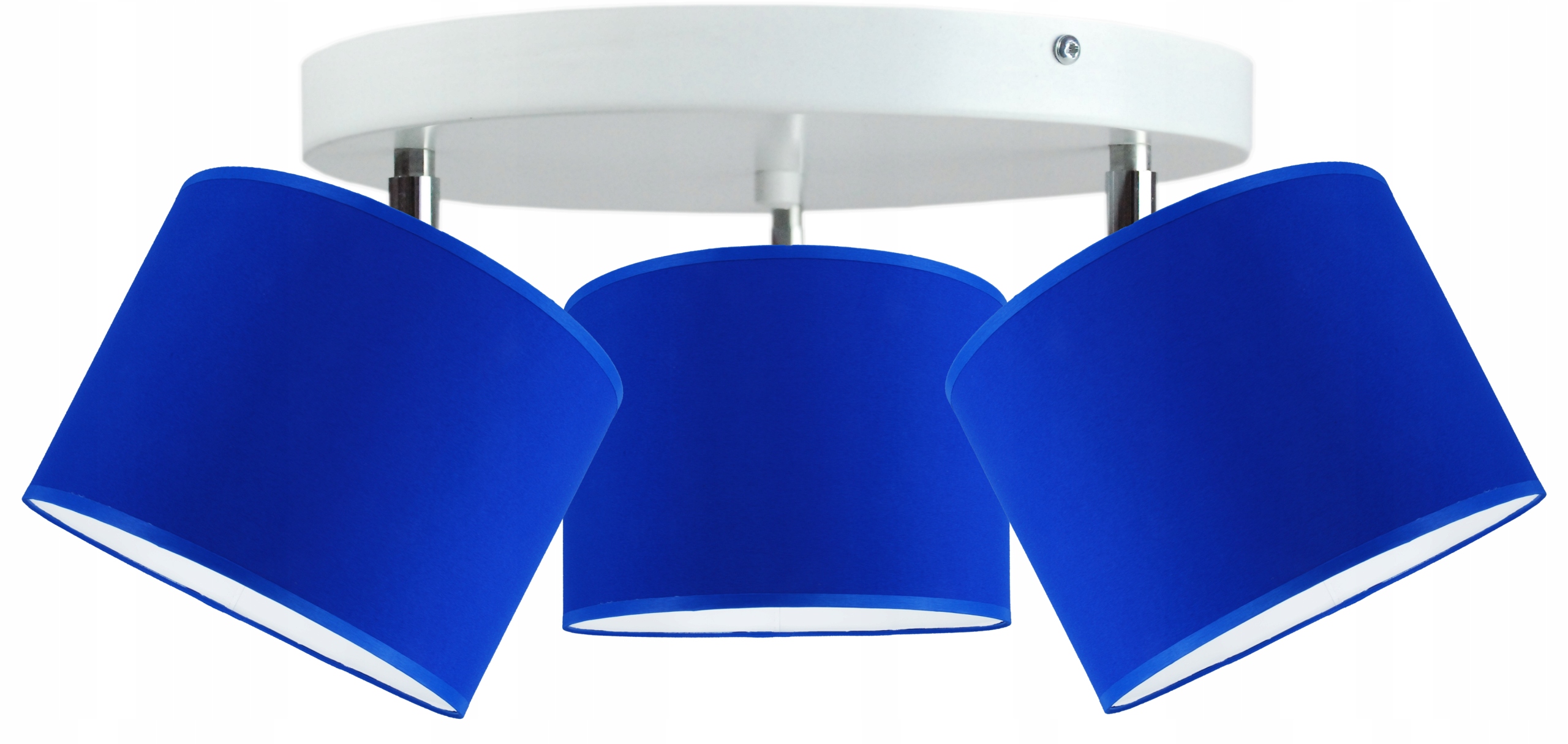 Moderní závěsná stropní lampa stropní svítidlo s módním stínítkem 20 cm, modrá, Led