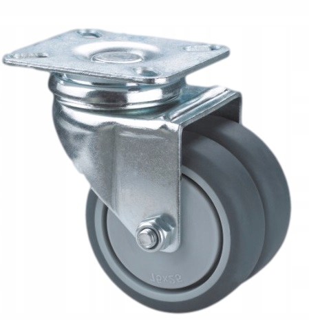 KOŁO KÓŁKA OBROTOWE WÓZKA FI 75 120 KG