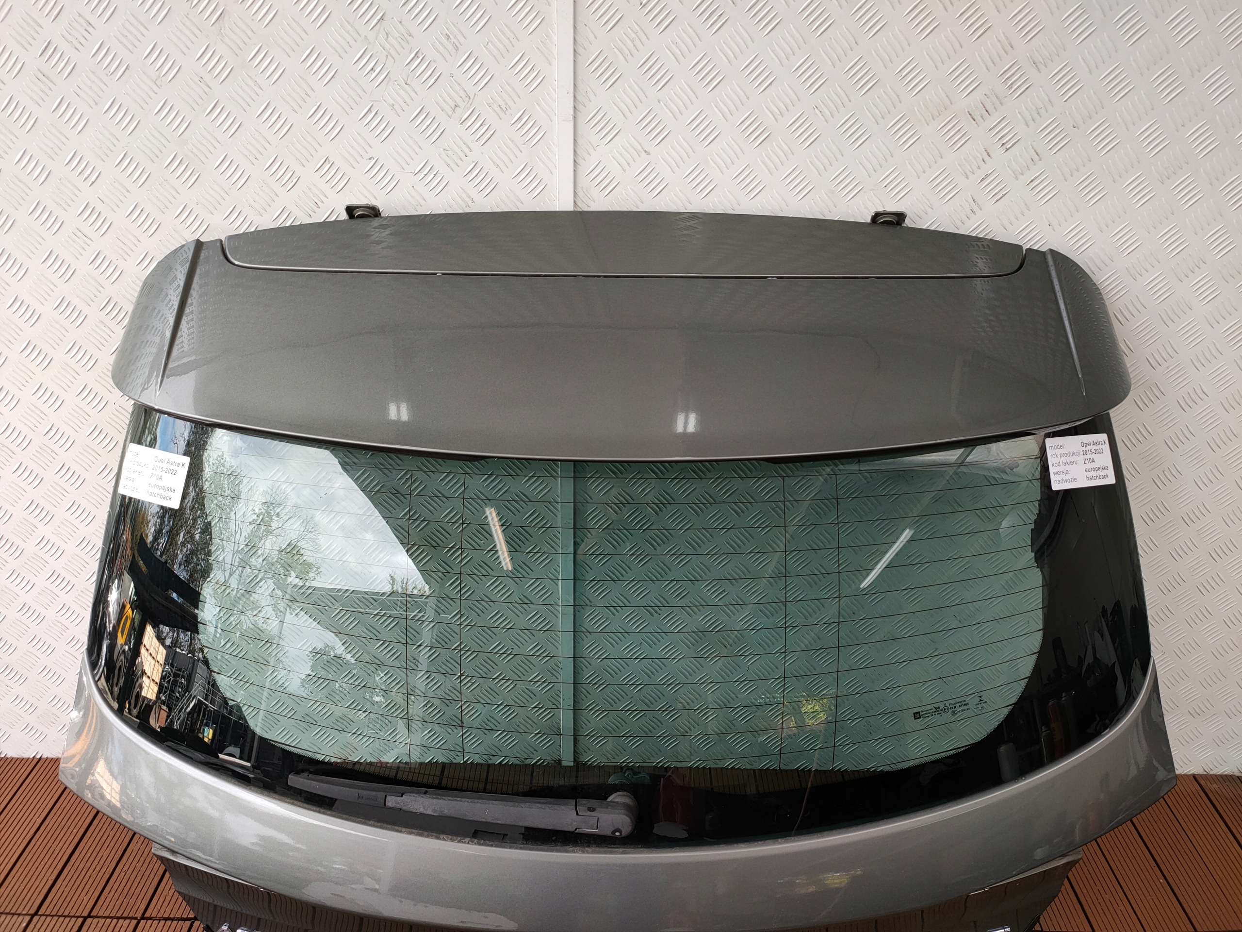 OPEL ASTRA K 15-21 HB boot doors boot rear part colour Z10A original W colour