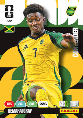 Panini Fifa World Cup 2026 532 Demarai Gray Jamaica