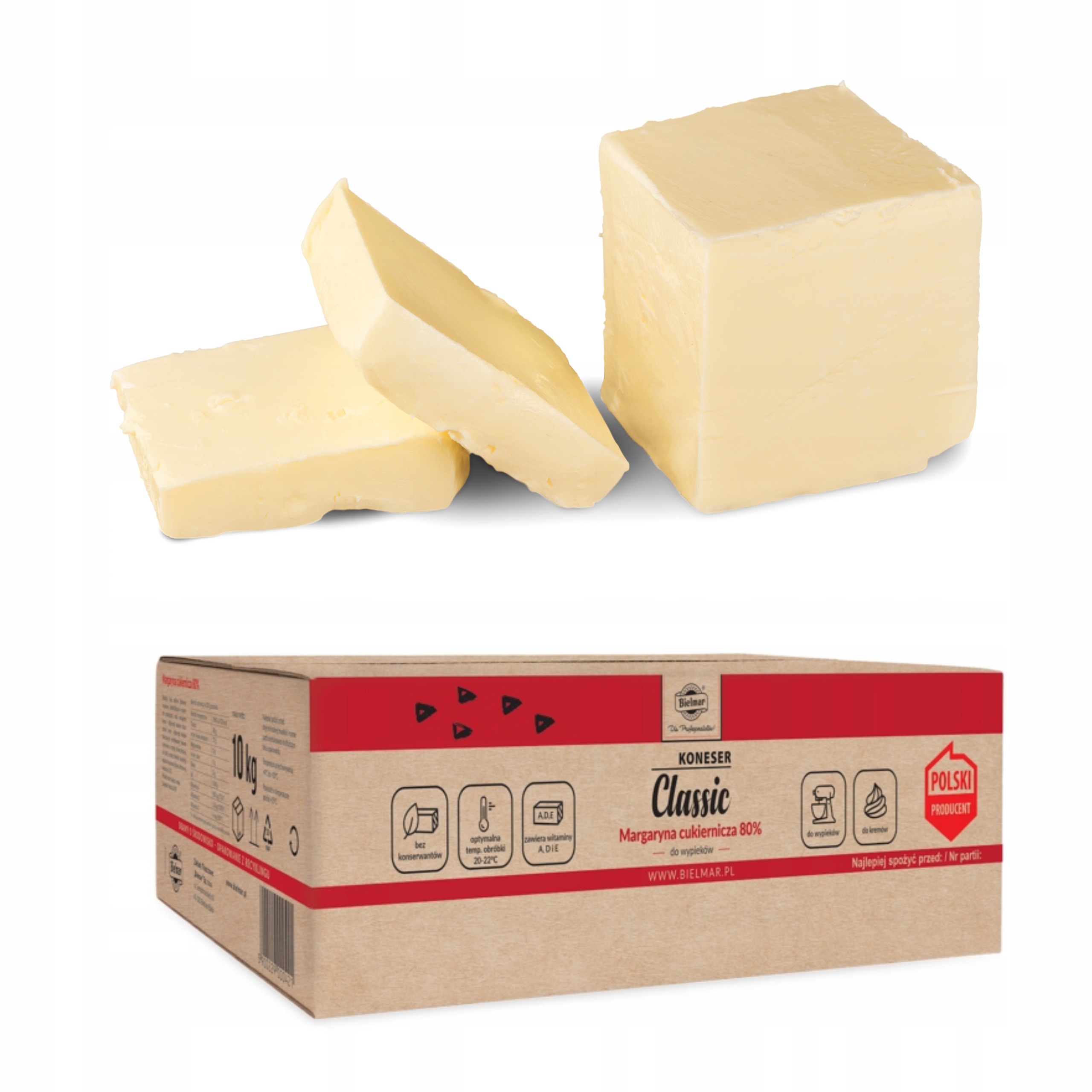 Koneser Classic Margaryna Cukiernicza 80% 10 kg