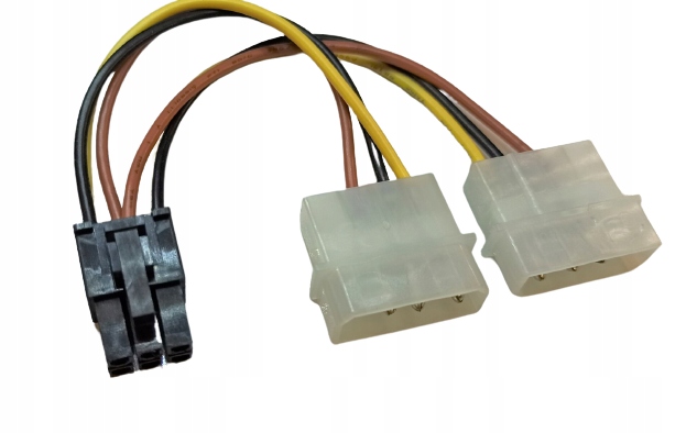 

Adapter zasilania karty graficznej Molex 6pin
