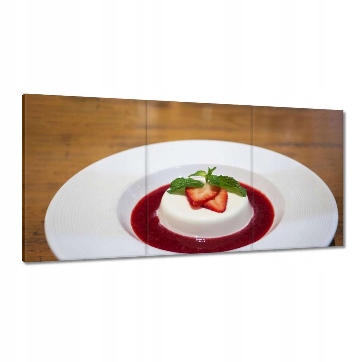 Obrazy 180x90 Dezert s jahodami