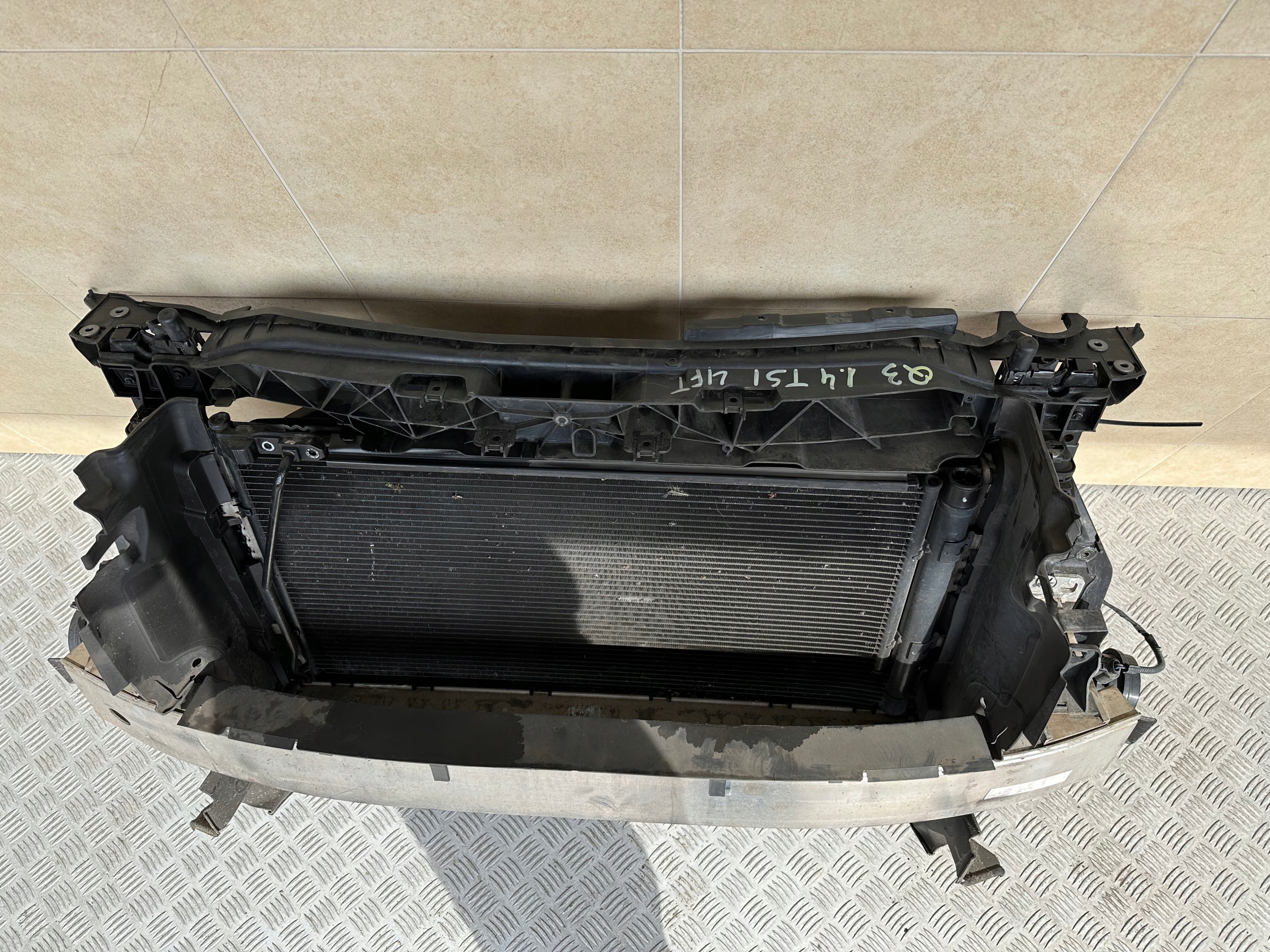 support panel for radiators radiator AUDI Q3 1.4 TSI 8U0