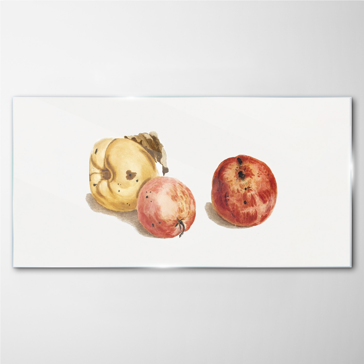 

Fotoobraz szklany na ścianę Owoce jabłka 100x50 cm