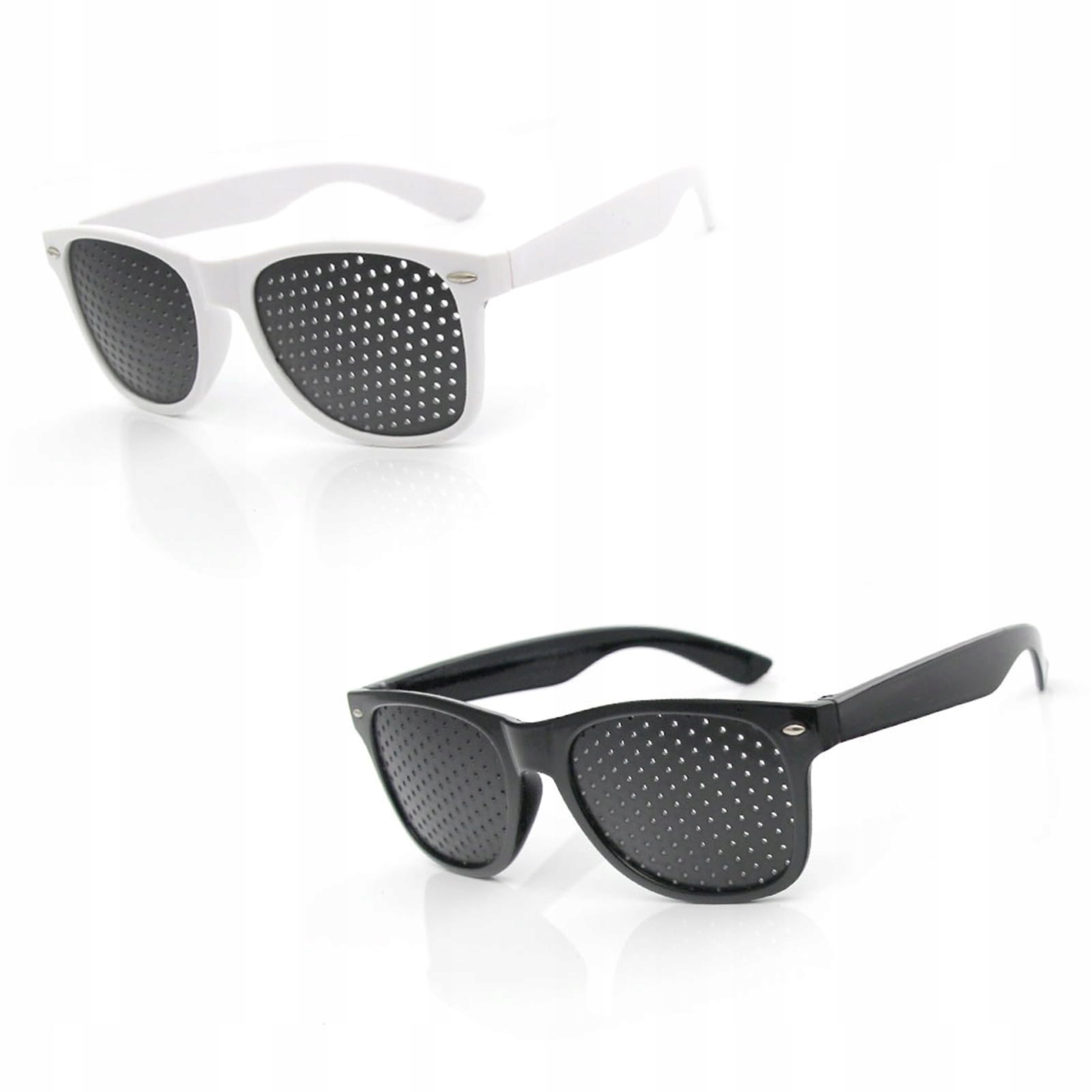 Okulary VisionTech ProLine z otworami do treningu oczu 2 sztuki