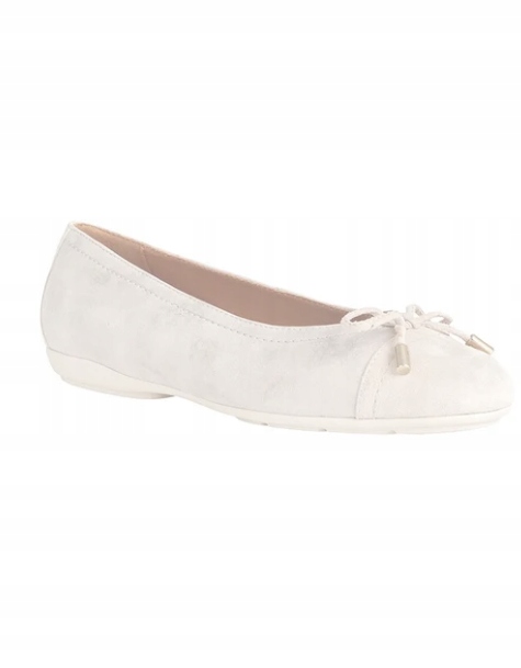 Geox Baleríny Šedé Nazouvací Lesklé 36 Žnl