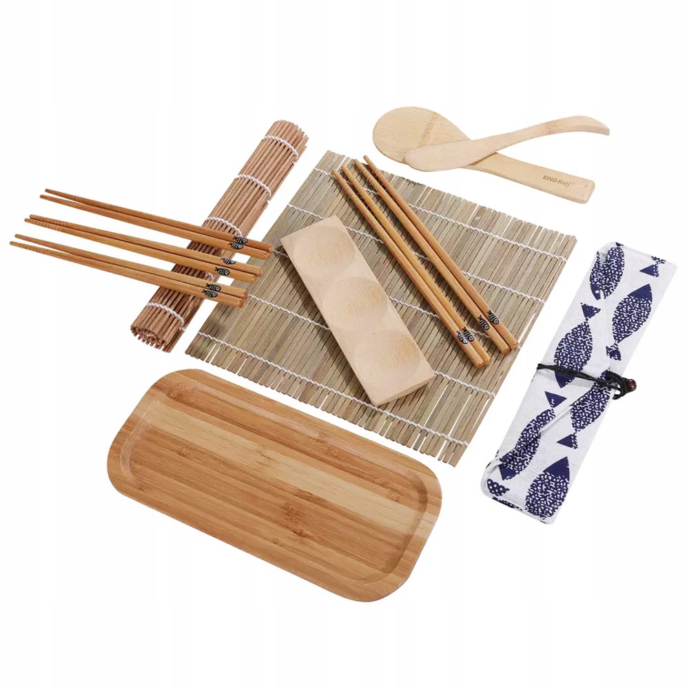 

Bambusowy Zestaw Do Robienia I Serwowania Sushi
