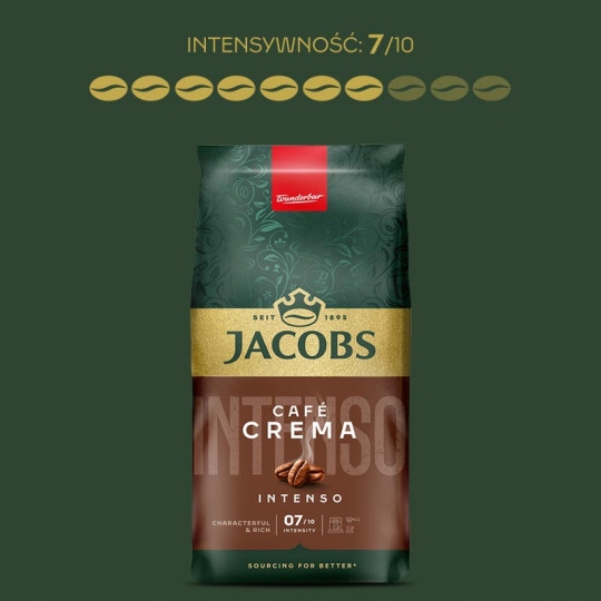Kawa ziarnista Jacobs Cafe Crema Intenso 2x 1kg Marka Jacobs