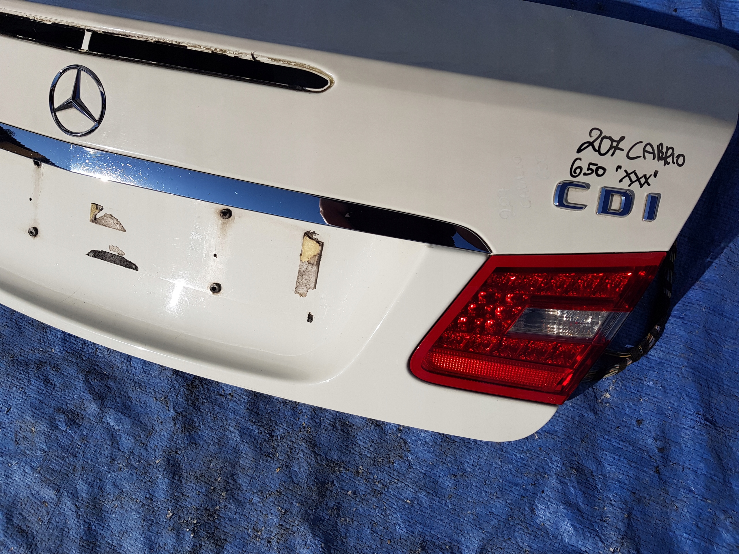 trunk door boot MERCEDES C207 W207 C650 650 CABRIO