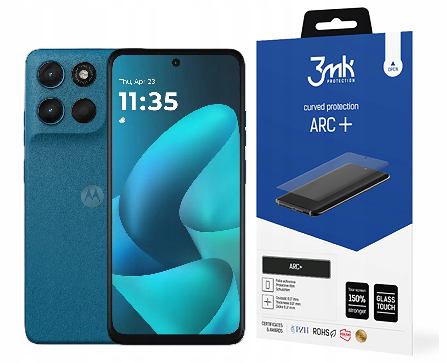 3MK Fólie Arc+ pro Motorola Moto G57 Power Fólie Fullscreen