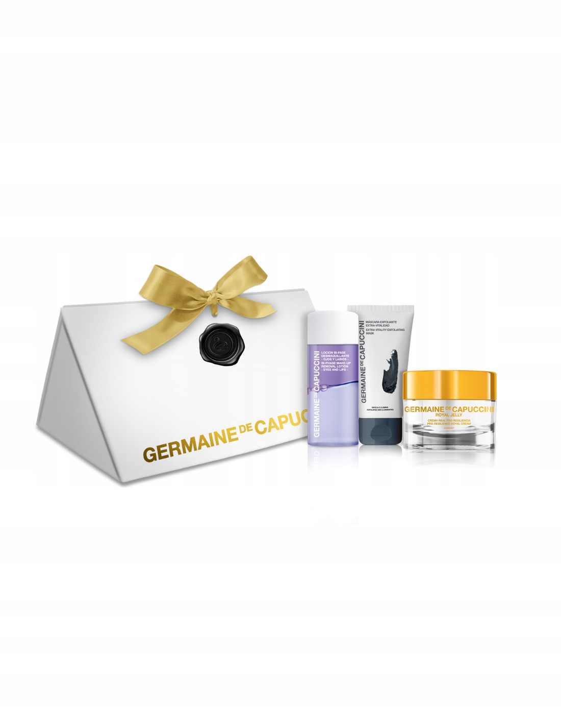 Germaine de Capuccini Zestaw Royal Jelly Extreme Krem , Maska, Płyn 3 Produ