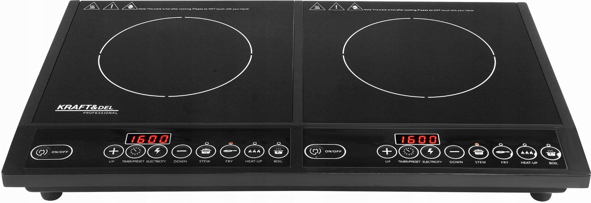 Kuchenka Indukcyjna Dwupalnikowa Indukcja Przenośna Elektryczna Moc 2x2000W