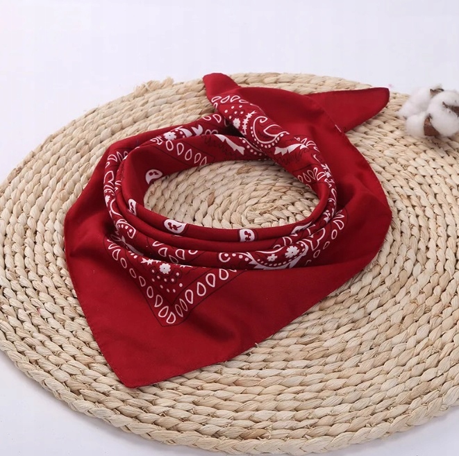 CHUSTKA BANDAMKA CHUSTA BANDANA APASZKA BORDOWA EAN (GTIN) 5905476101952