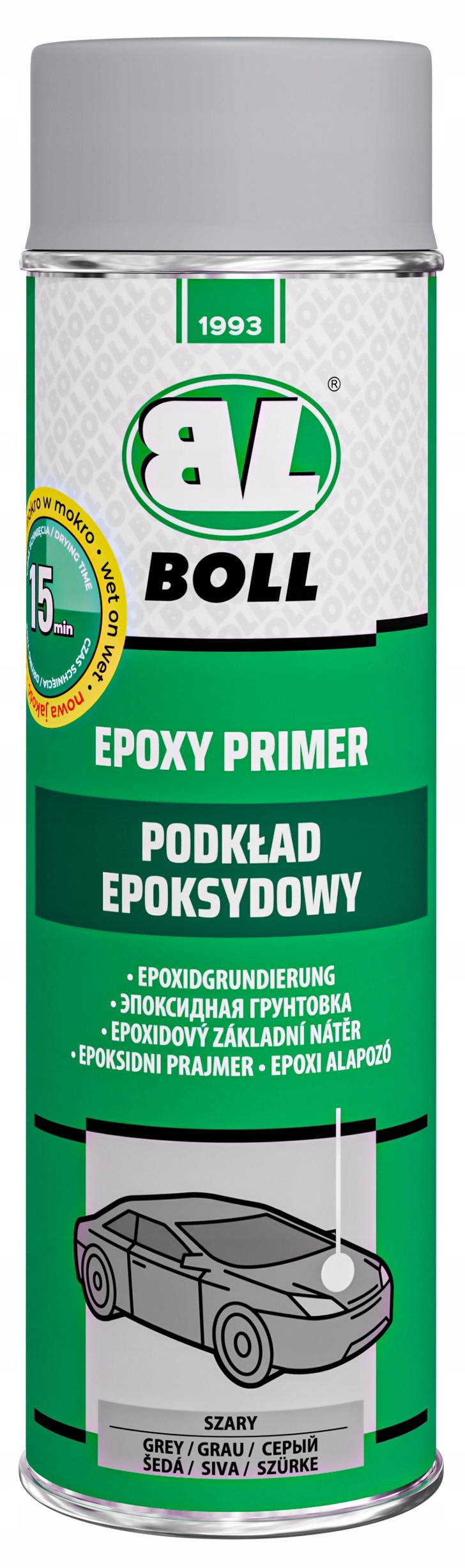 Boll podkład epoksydowy spray 500ml Szary konserwacja powierzchnie metalowe