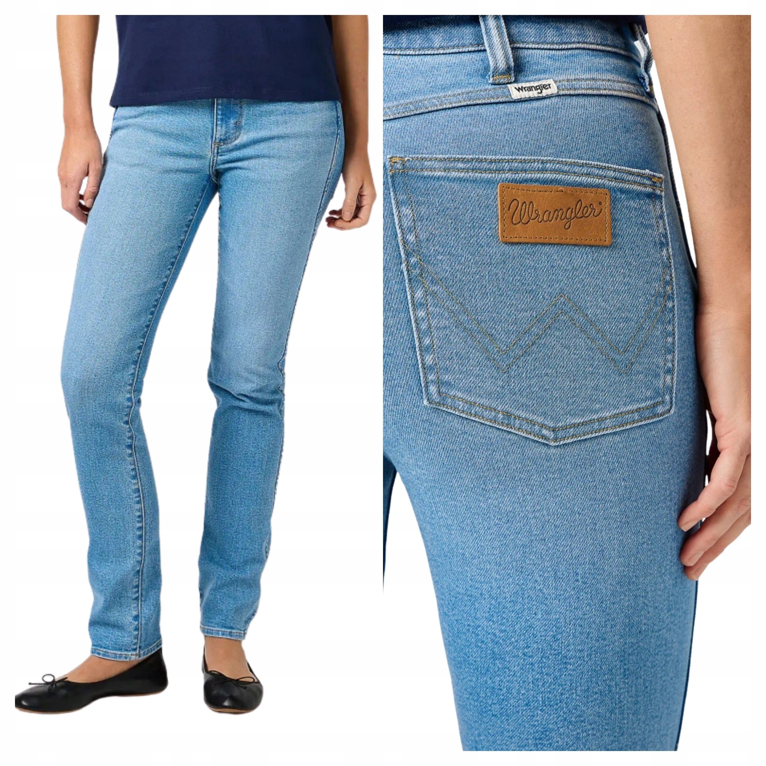 Dámské kalhoty Wrangler Piper Sands jeans slim fit W28 L30