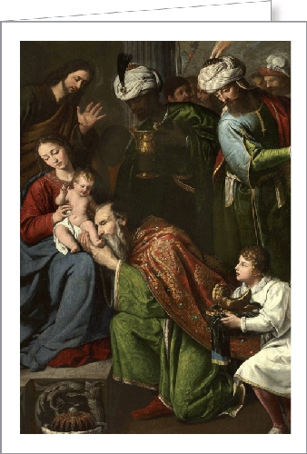 

Reprodukcja religijna kartka bez życzeń cudo RRBT7