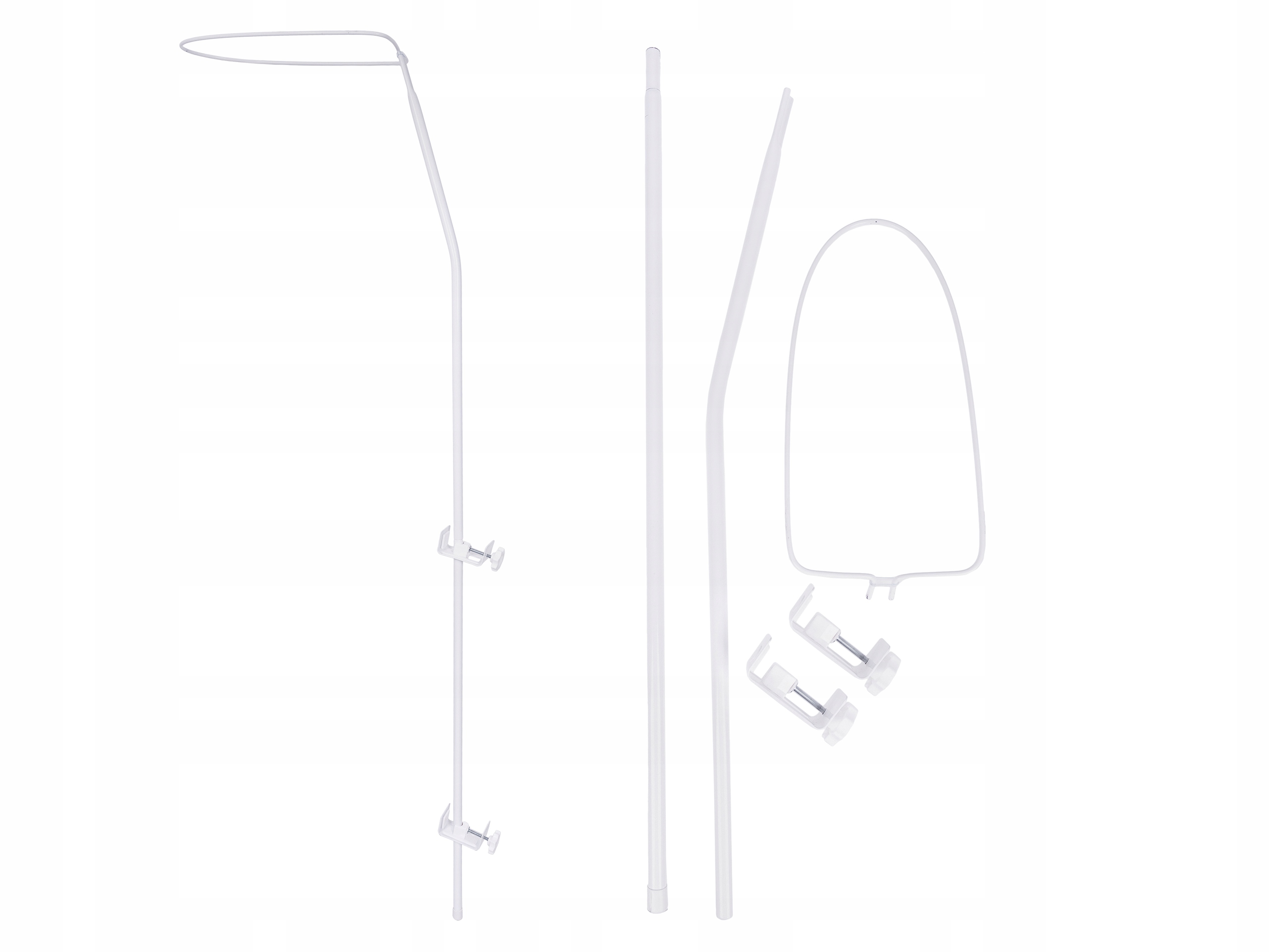 STELAŻ DO MOSKITIERY BALDACHIMU STOJAK DO ŁÓŻECZKA