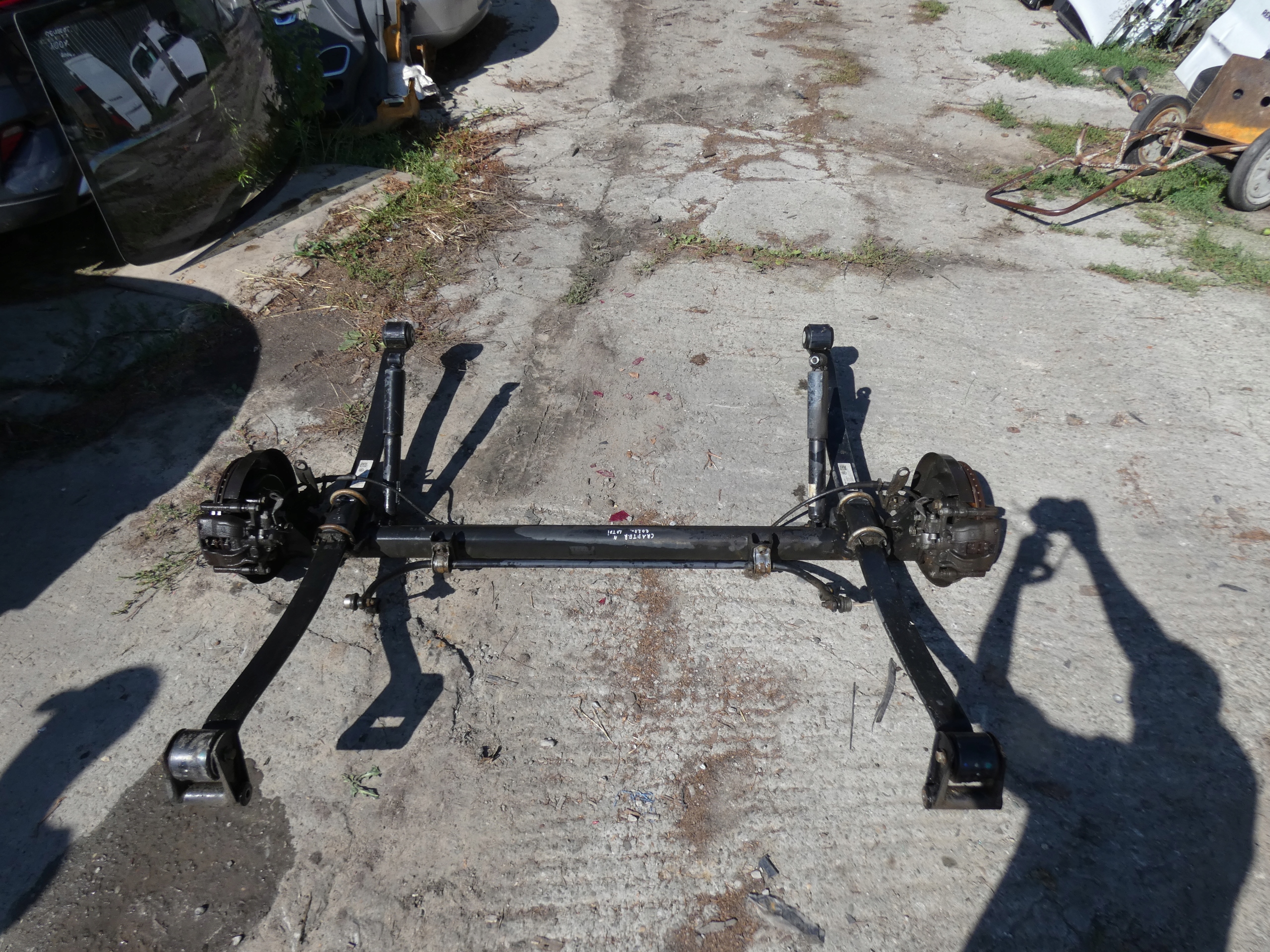 complete rear. sususpension VW Crafter II 7C 2.0TDI 2N0511151R / 2N0513029J