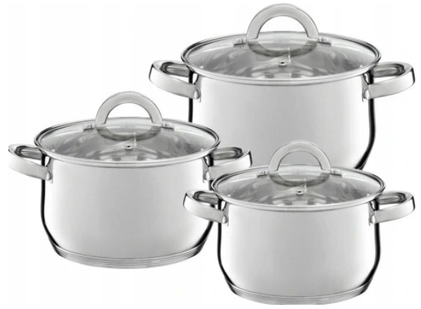 

Zestaw Ambition Garnków Inox Berry 6SET Indukcja