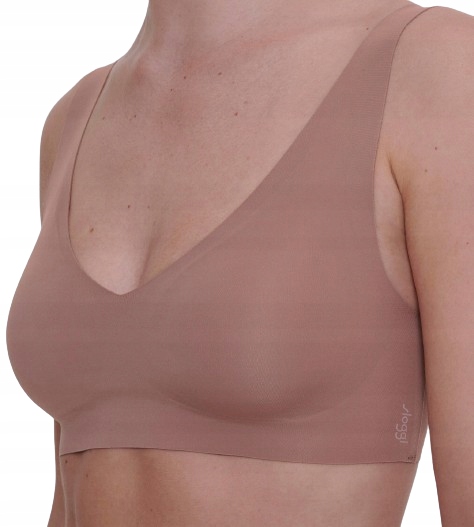 Bezešvá dámská podprsenka hladká Sloggi Zero Feel 2.0 Bralette Nude M
