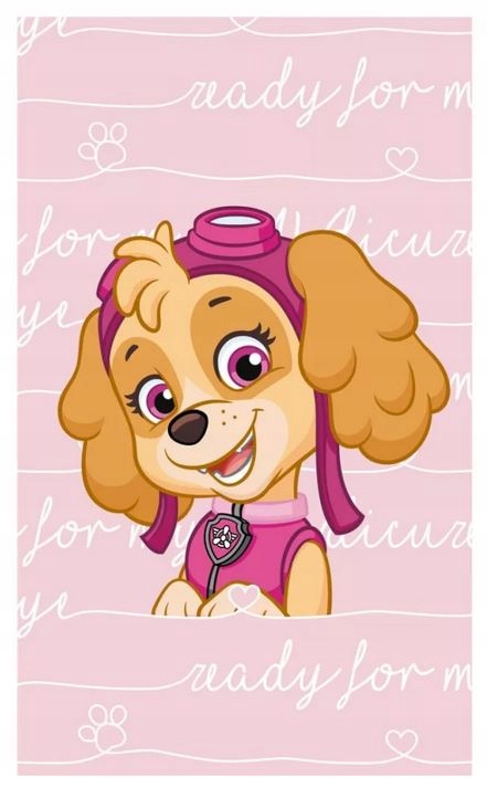 

Ręcznik plażowy Paw Psi Patrol 70x140cm Skye pink